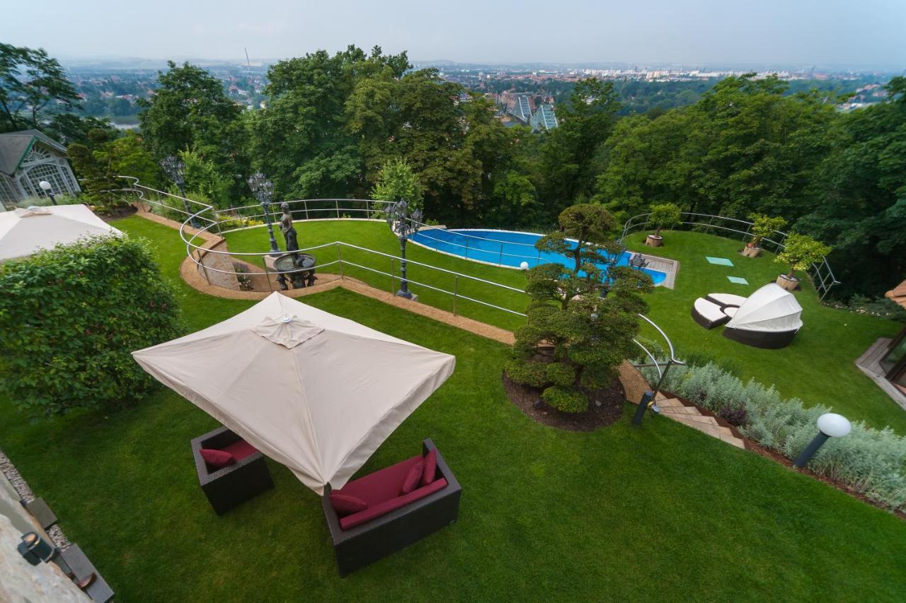 Villa Via Lapis - Panoramablick Ueber Dresden - Garten - Pool - Sauna - Luxus Ngoại thất bức ảnh