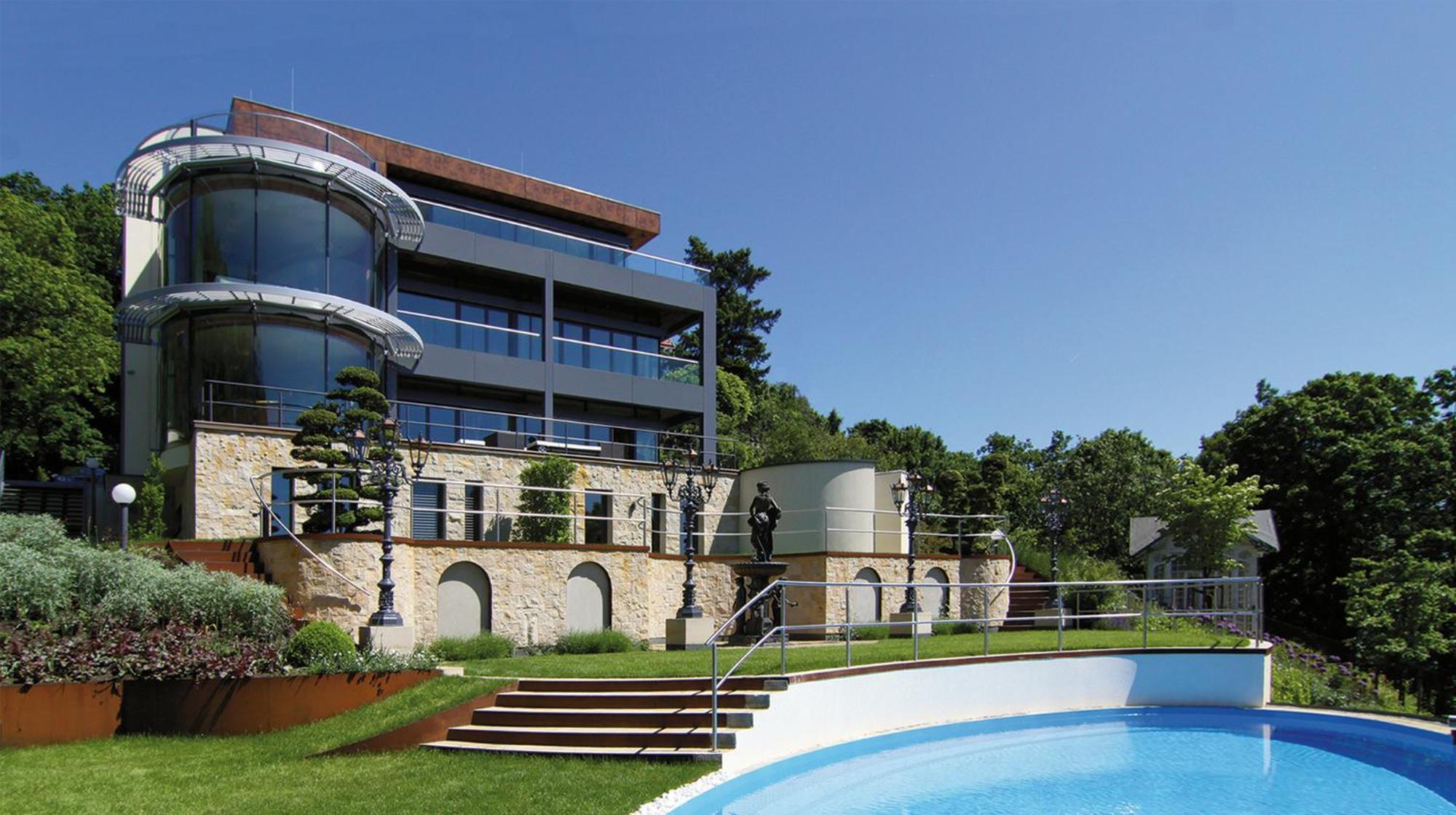 Villa Via Lapis - Panoramablick Ueber Dresden - Garten - Pool - Sauna - Luxus Ngoại thất bức ảnh