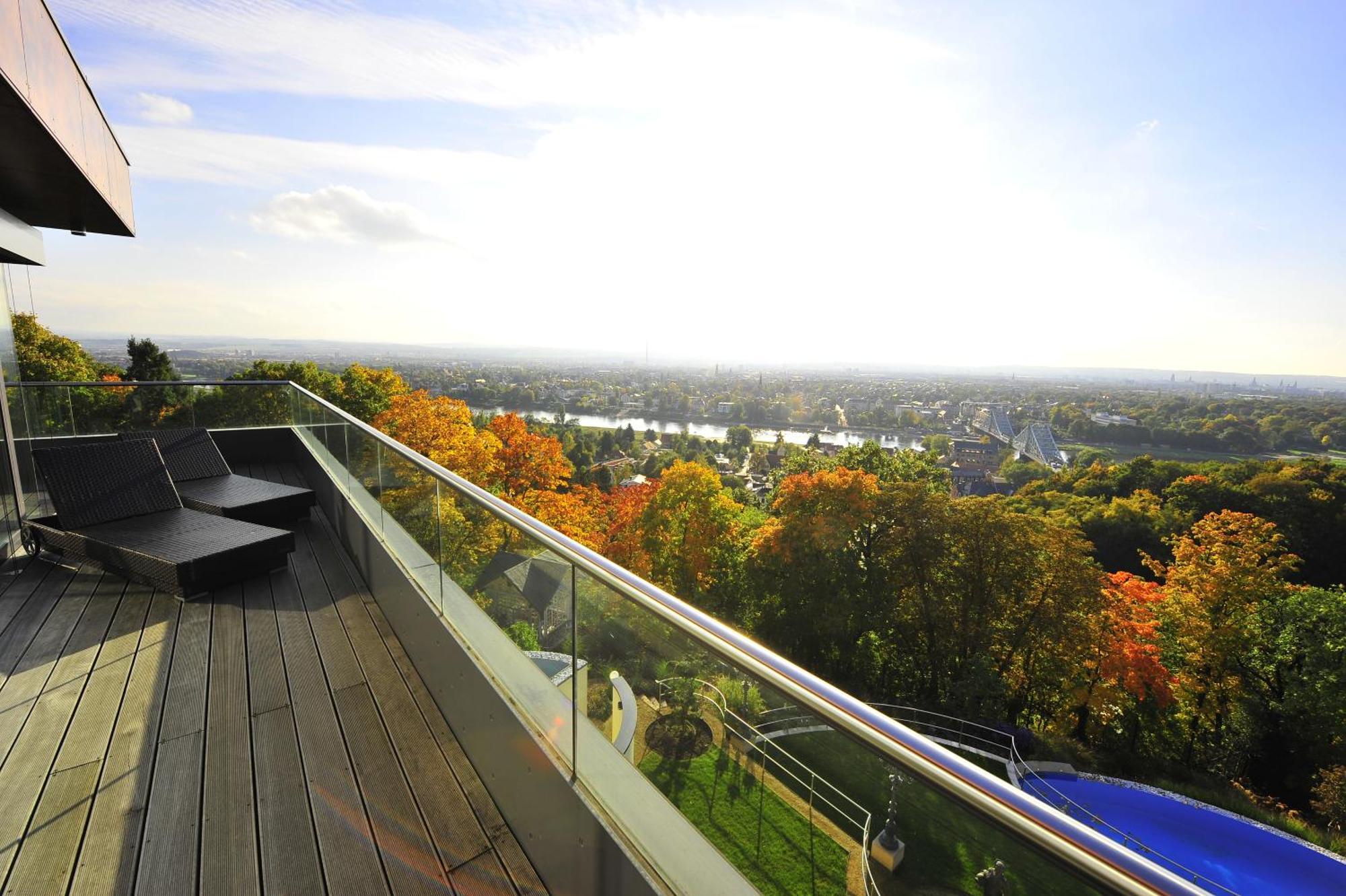 Villa Via Lapis - Panoramablick Ueber Dresden - Garten - Pool - Sauna - Luxus Phòng bức ảnh